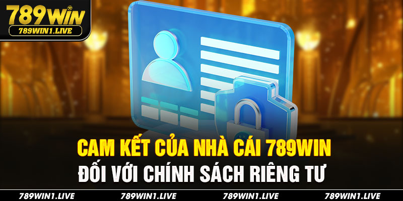 Cam kết của nhà cái 789Win đối với chính sách riêng tư 